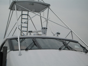 Hatteras 77C Triton Camera During Installation