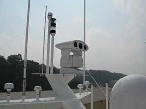 Hatteras 80MY Zeus Night Vision Camera