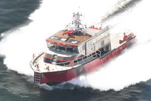City of Jacksonville Fire Department Boat With Zeus Camera