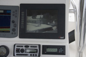 Police Boat Showing Apollo II Control Unit Below VEI Screen